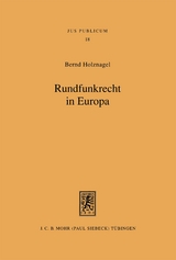 Rundfunkrecht in Europa - Bernd Holznagel