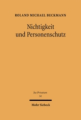 Nichtigkeit und Personenschutz - Roland M. Beckmann