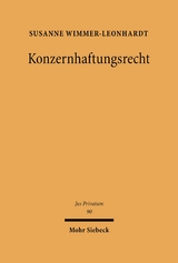 Konzernhaftungsrecht - Susanne Wimmer-Leonhardt