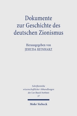 Dokumente zur Geschichte des deutschen Zionismus - 