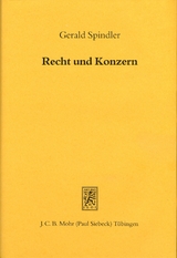 Recht und Konzern - Gerald Spindler