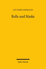 Rolle und Maske - Gottfried Eisermann