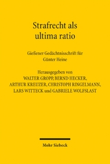 Strafrecht als ultima ratio - 