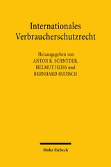 Internationales Verbraucherschutzrecht - 