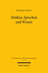 Denken, Sprechen und Wissen - Michael Sukale
