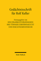 Gedächtnisschrift für Rolf Keller - 