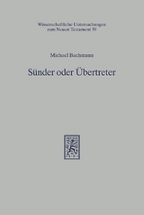 Sünder oder Übertreter - Michael Bachmann