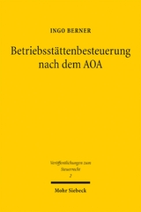 Betriebsstättenbesteuerung nach dem AOA - Ingo Berner