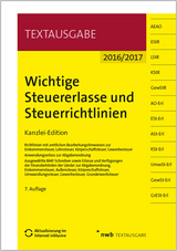 Wichtige Steuererlasse und Steuerrichtlinien - 