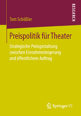 Preispolitik f&uuml;r Theater - Tom Sch&ouml;&szlig;ler