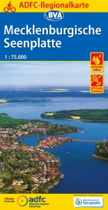 ADFC-Regionalkarte Mecklenburgische Seenplatte 1:75.000, reiß- und wetterfest, GPS-Tracks Download - 