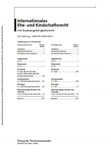 Internationales Ehe- und Kindschaftsrecht mit Staatsangehörigkeitsrecht - Bergmann, Alexander; Ferid, Murad; Henrich, Dieter