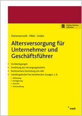 Altersversorgung f&uuml;r Unternehmer und Gesch&auml;ftsf&uuml;hrer - Thomas Dommermuth, Anne Killat, Ralf Linden