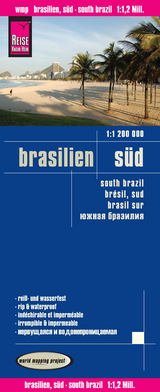 Reise Know-How Landkarte Brasilien, Süd (1:1.200.000) - 