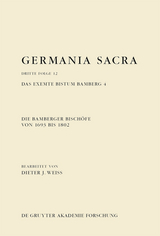 Die Bamberger Bisch&ouml;fe von 1693 bis 1802. Das exemte Bistum Bamberg 4 - 