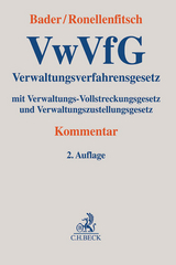 Verwaltungsverfahrensgesetz. VwVfG - Bader, Johann; Ronellenfitsch, Michael