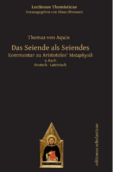 Das Seiende als Seiendes - von Aquin Thomas