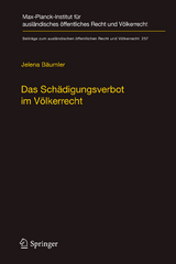 Das Sch&auml;digungsverbot im V&ouml;lkerrecht - Jelena B&auml;umler