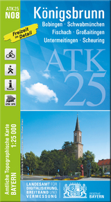 ATK25-N08 K&ouml;nigsbrunn (Amtliche Topographische Karte 1:25000)