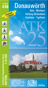 ATK25-K08 Donauw&ouml;rth (Amtliche Topographische Karte 1:25000)