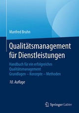Qualit&auml;tsmanagement f&uuml;r Dienstleistungen - Manfred Bruhn