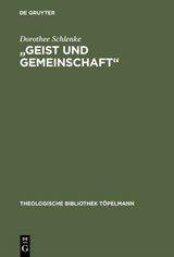 "Geist und Gemeinschaft" - Dorothee Schlenke