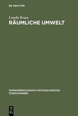 R&auml;umliche Umwelt - Lenelis Kruse