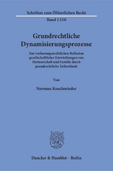 Grundrechtliche Dynamisierungsprozesse. - Norman Koschmieder