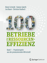 100 Betriebe f&uuml;r Ressourceneffizienz - Band 1 - Mario Schmidt, Hannes Spieth, Joa Bauer, Christian Haubach
