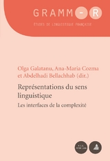 Repr&eacute;sentations Du Sens Linguistique - 