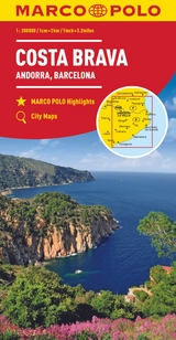 MARCO POLO Regionalkarte Costa Brava, Andorra, Perpignan, Barcelona 1:200.000 - 