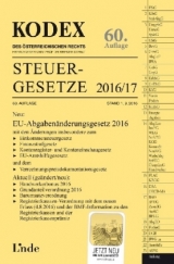 KODEX Steuergesetze 2016/17 - Grabner, Roland; Ritz, Christoph; Doralt, Werner