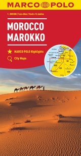 MARCO POLO Kontinentalkarte Marokko 1:800.000 - 