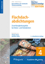 Flachdachabdichtungen - Thomas Bretz, Matthias Z&ouml;ller