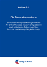 Die Dauersteuerreform - Matthias Golz