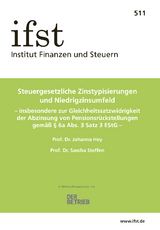 ifst-Schrift 511 - Johanna Hey, Sascha Steffen