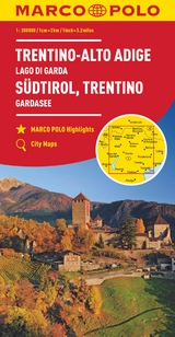 MARCO POLO Regionalkarte Italien 03 S&uuml;dtirol, Trentino, Gardasee 1:200.000
