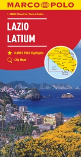 MARCO POLO Regionalkarte Italien 09 Latium 1:200.000 - 