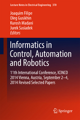 Informatics in Control, Automation and Robotics - 