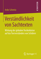 Verst&auml;ndlichkeit von Sachtexten - Anke Schmitz