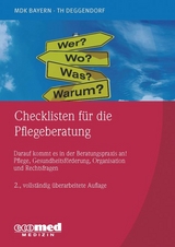 Checklisten f&uuml;r die Pflegeberatung - 
