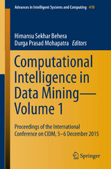 Computational Intelligence in Data Mining&mdash;Volume 1 - 