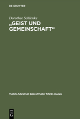 "Geist und Gemeinschaft" - Dorothee Schlenke