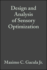 Design and Analysis of Sensory Optimization - Maximo C. Gacula