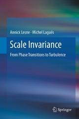 Scale Invariance - Annick Lesne, Michel Lagu&euml;s