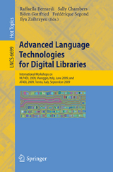 Advanced Language Technologies for Digital Libraries - 
