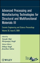 Advanced Processing and Manufacturing Technologies for Structural and Multifunctional Materials III, Volume 30, Issue 8 - 