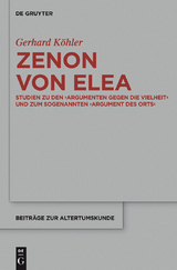 Zenon von Elea - Gerhard K&ouml;hler