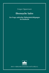 Ehrensache Satire - Gregor Oppermann