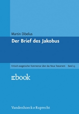 Der Brief des Jakobus -  Martin Dibelius